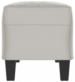 világosszürke mikroszálas szövet pad 100 x 35 x 41 cm