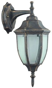 PREZENT 39006 LIDO Klasszikus Kültéri Fali Lámpa Antik Bronz E27 IP44