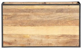 vidaXL tömör újrahasznosított fa dohányzóasztal 90 x 50 x 40 cm