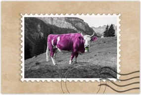 Poszterek 90x60 Lila tehén Emilka