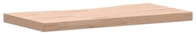tömör bükkfa íróasztallap 80 x (36-40) x 4 cm