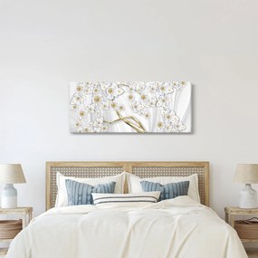 Kép - Fa arany díszítéssel (120x50 cm)
