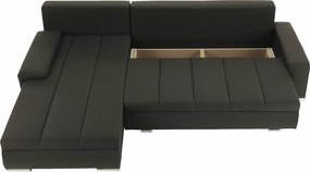 Ülőgarnitura, szövet barna, TONIKS