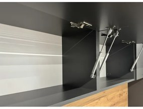 ELISE 180 cm-es grafit konyhablokk