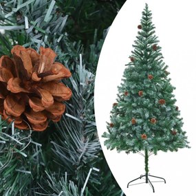 műfenyő fenyőtobozokkal 210 cm