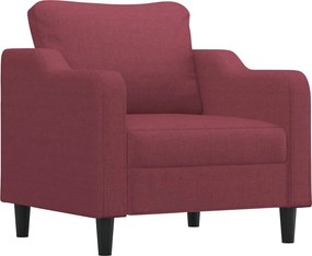 vidaXL bordó szövet kanapéfotel 60 cm