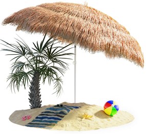 Kingsleeve® Hawaii napernyő Ø160 cm - természetes