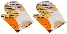 Bellatex Kavicsok edényfogó narancssárga, 28 x 18 cm, 2 db