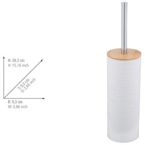 Fehér műanyag WC-kefe Lyon – Allstar