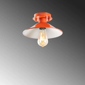 Koniksivama N-662 narancssárga fém függőlámpa, Ø24 cm