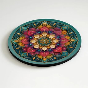 DUBLEZ | Fából készült mandala kép - Kivételes