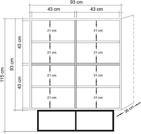 Quantum konyhaszekrény, 93 cm – TR863SPH3905