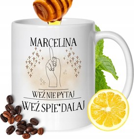 Bögre Marcelina Barátnőknek Ajándék Nyomtatott Fehér 330ml