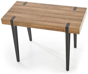 Íróasztal Bernie (sötét fa + fekete). 1048753