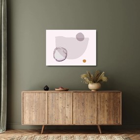 Üveg kép - Lila minimalizmus N⁰2 (70x50 cm)