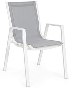PELAGIUS fehér kerti szék