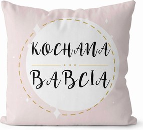 Párna 43x43 rózsaszín Szeretett Nagymama