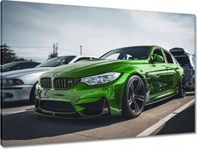 Vászonkép 90x60 Sportos zöld autó