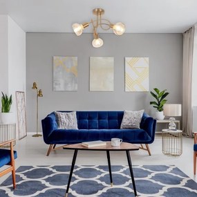 Rabalux 5548 - Csillár HOLLY 3xE14/40W/230V arany