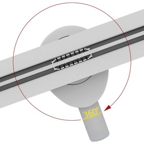 Lineáris lefolyó Rea Neo Ultra Slim Pro Nickel Brush INOX 60