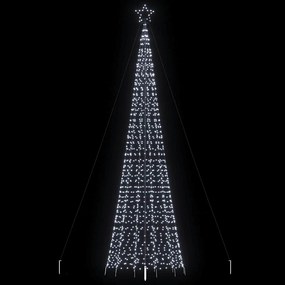 hideg fehér LED karácsonyfa tüskékkel 1534 LED 500 cm
