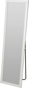 Álló tükör fehér 25x125 cm keskeny tükör nappali és hálószoba gardróbba