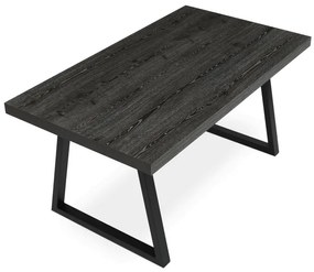 Bővíthető Étkezőasztal 160–240×90 cm, Laminált Szürke Tölgy. HT-R5624 GREY