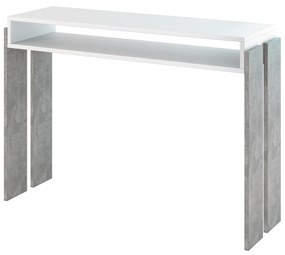 Konzolasztal Ramea (fehér + kő). 1055239