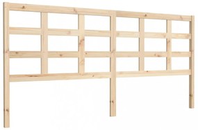 tömör fenyőfa ágyfejtámla 205,5x4x100 cm
