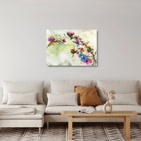 Kép - Virág festménye  (üvegen) (70x50 cm)