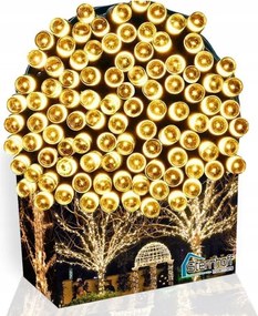 KarĂĄcsonyfa FĂ©nyfĂŒzĂ©r 300 Led FehĂ©r Meleg FĂ©nyek