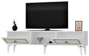 TV asztal/szekrény Kututa 2 (fehér + arany) . 1095225
