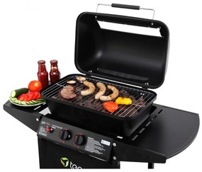 Tepro 508C Gázgrill lávakövekkel Irvine, 94 x 51 x102 cm