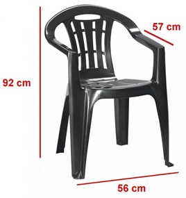 Balorca 6+1 kerti bútor garnitúra szett