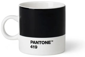 Fekete kerámia eszpresszó bögre 120 ml Espresso Black 419 – Pantone
