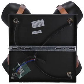 spotlámpa ANICA 4xE14/40W/230V fekete/réz