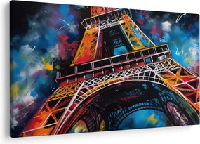 Kép - Az Eiffel-torony festménye II. (90x60 cm)