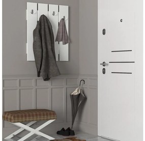 Fali akasztó ANITA 80x64,7 cm fehér