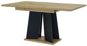 Étkezőasztal Mulnu (artisan + fekete) (4-6 fő részére). 1055223