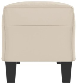 krémszínű mikroszálas szövet pad 100 x 35 x 41 cm