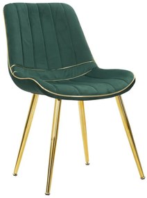 Szék paris verde/arany készlet 2 db 51x59x79cm