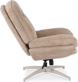 Fotel Wypoczynkowy Obrotowy MESA Beżowy