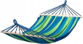 Acadia kerti függőágy 200x120 zöld Potenza keresztlécekkel