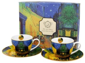 Porcelán csésze - 110ml - Van Gogh: Kávéház éjjel