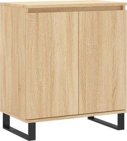 vidaXL sonoma tölgy színű szerelt fa tálalóasztal 60 x 35 x 70 cm