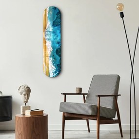 Beach edzett üvegkép, 20 x 80 cm