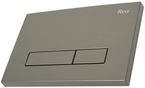 WC vezérlő gomb H type Nickiel INOX