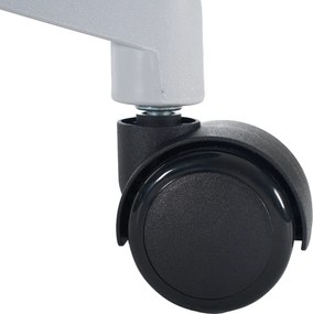 Irodai szék, világosszürke/szürke, teherbírás 150 kg, ERMEN