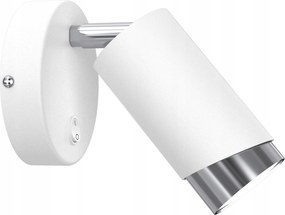 Mozgatható Fali Lámpa/plafon GU10 Led Fehér Króm