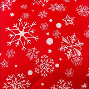 SNOWFALL piros mikroszálas ágyneműhuzat Ágyneműhuzat mérete: 70 x 90 cm | 140 x 200 cm